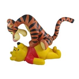 Large Disney Big Figs "Pooh and Tigger" Figurine, Hand Painted and Made of Heavy Composite Material
Condition: Very good, no damage
Shipping: Yes
Size: 16" with stand