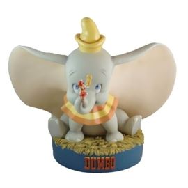 Large Disney Big Figs "Dumbo" Figurine on Stand, Hand Painted and Made of Heavy Composite Material
Condition: Very good, no damage
Shipping: Yes
Size: 17" with stand