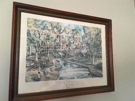 Albert Lane print, Big Spring Huntsville