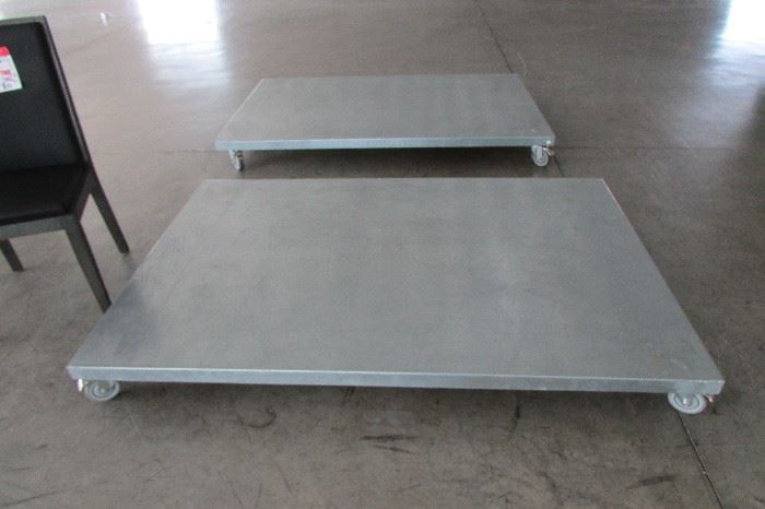 Heavy Duty Stainless Steel Platform on Casters $200  now $100.00 each 