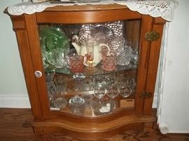 small curio or china cabinet