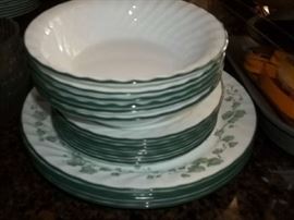 corelle ivy dinner ware