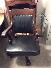 Leather office chair