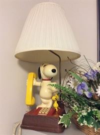 Snoopy Lamp Phone