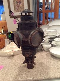 Vintage Railroad Lamp
