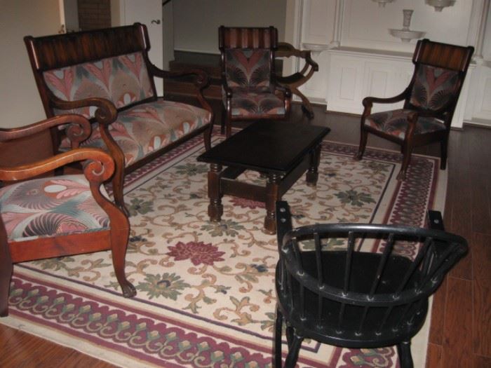 Very unusual parlor set from 1920's