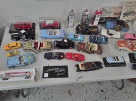 Great selection cars from Franklin Mint and others