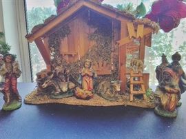 Vintage Nativity scene from Italy