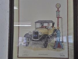 Don Ensor signed and endorsed artist's proof. 1975