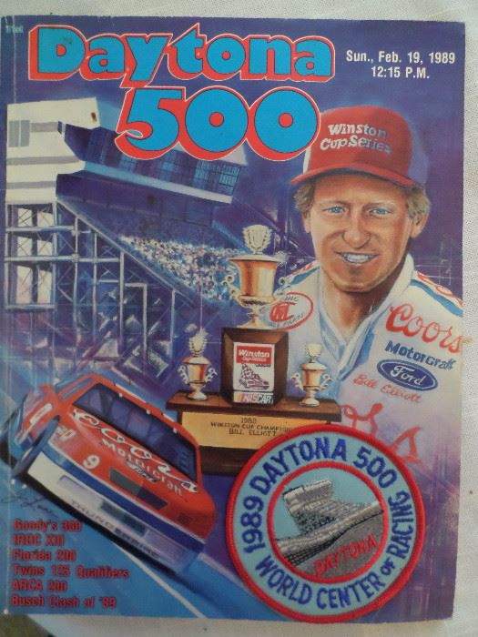 1989 Daytona 500 Program & Patch
