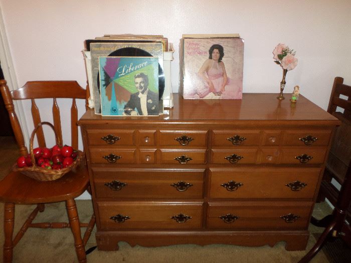 Dining Room Buffet & lots of vintage albums