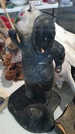 Soapstone Eskimo Carving