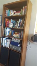 Bookcase and Books