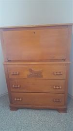 Virginia House Rock Maple Dresser and Secretary