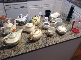 antique and vintage tea kettles