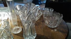 lead glass vase