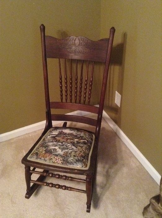 Antique nursing  rocker 