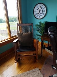 Mission style rocker