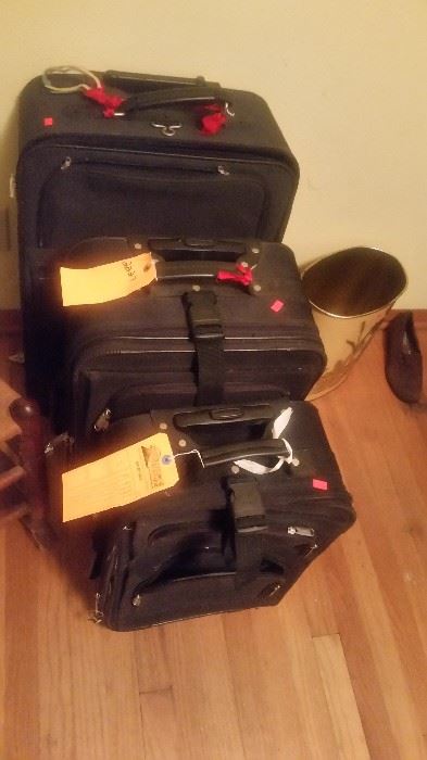 set of luggage