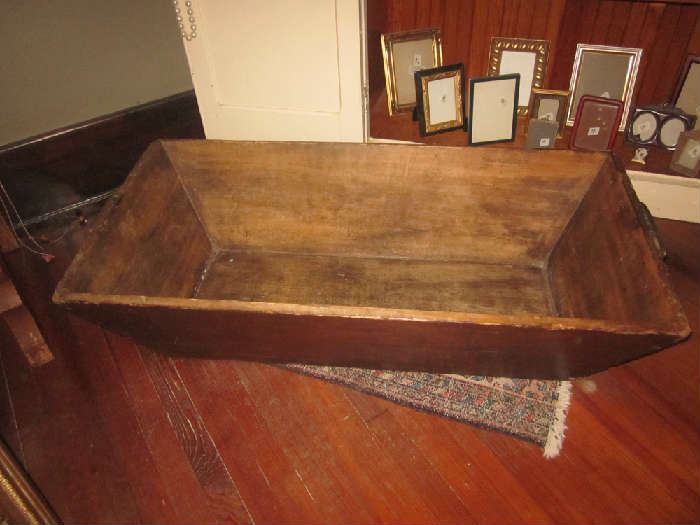 early wooden trough