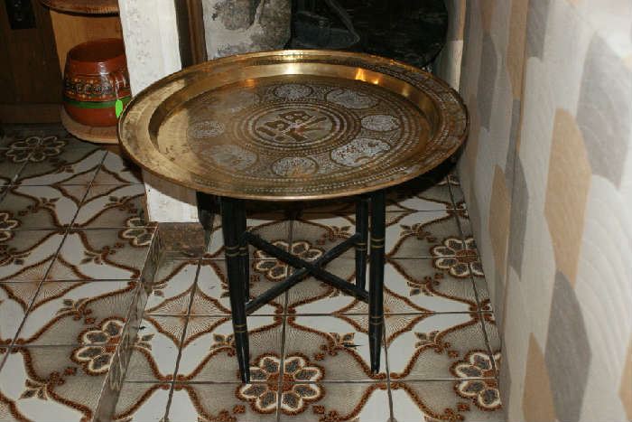 Brass table 