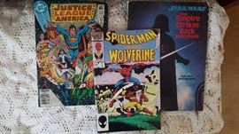 Comic Books and Star Wars collectibles