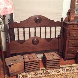 3/4 Bed with mattress & bedboard