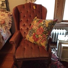 Nice  wingback chair.