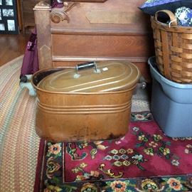 Copper Boiler w/copper cover