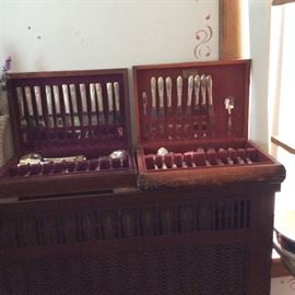 2 Sets Silverplate Flatware