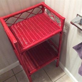 Another Red Wicker Stand