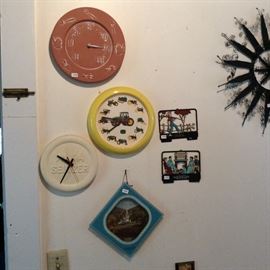 Clocks inc. John Deere Clock