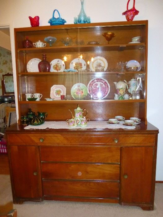 Side Board with removable Top China Case