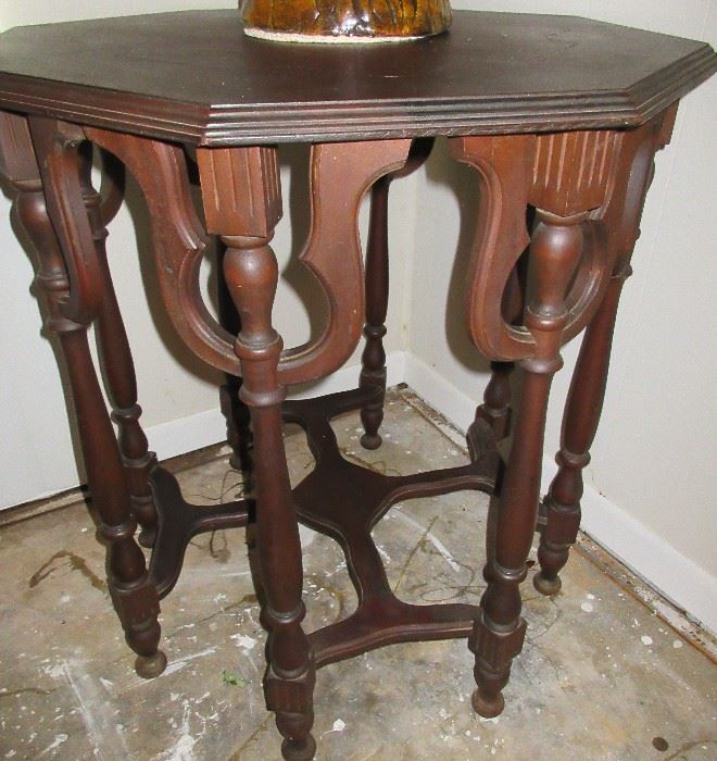 antique octagonal table....good condition