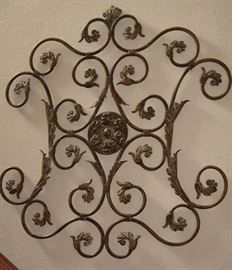 Metal Decor Wall Grate (38"H x 36"W) 1 of 2 Shown. 