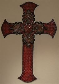 Metal Celtic Style Cross (20"W x 29'H)