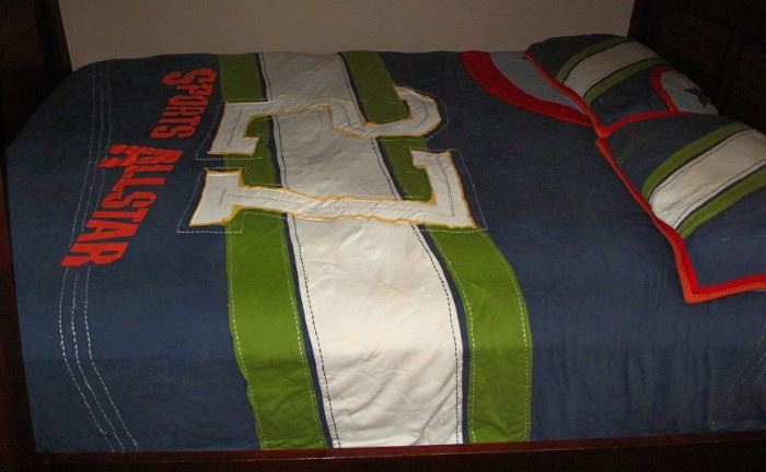 Sports Allstars Full Comforter with Pillow Shams.