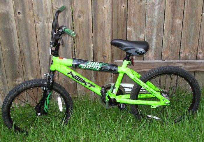 NEXT Wipeout Fluorescent Green Bicycle