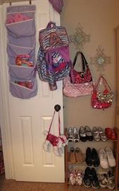 Dressy & Dance Shoes, purses, Backpacks, etc.