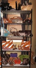 Collection of April's Boutique Hand Bags, Sandals and Other Personal Footwear