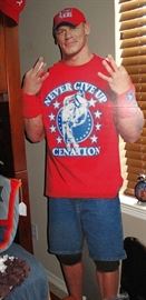 Life Size John Cena "Never Give Up Cenation" Cardboard Figure 