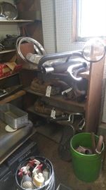 The VW lover will be in heaven with all of these mostly factory model VW parts ( many in boxes) 