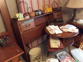 Close up of bookcase headboard Full