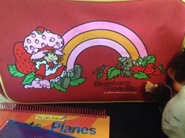 Vintage Strawberry Shortcake Suitcase. You're going to want this if you're an 80's kid. =)