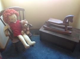Children's Rocker & Toy Chest