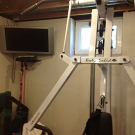 Body solid machine and flat screen TV