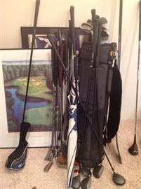 drivers sets and ping putters etc