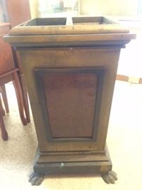 ART DECO ORIGINAL BRONZE ASH TRAY & WASTE BIN FROM DAYTON HUDSON STORE