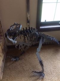 ORIGINAL METAL DINOSAUR SCULPTURE