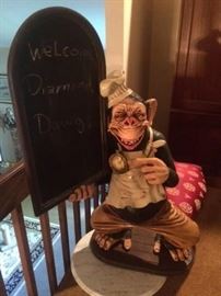 CHIMPANZEE MENU BOARD